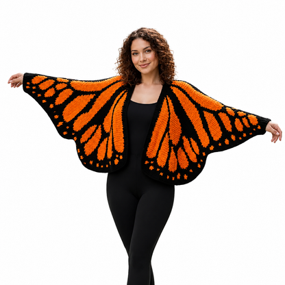 Monarch Butterfly Sweater (One Size Fits All)